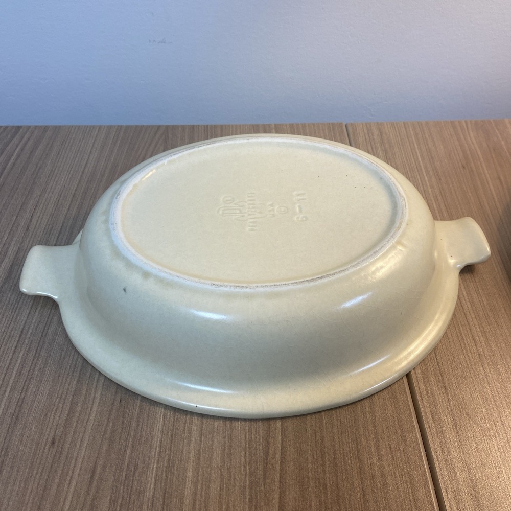 Lot 2 Vintage‎ Pfaltzgraff Village 11 And 241 Brown Oval Vegetable Serving Bowls - Picture 6 of 14
